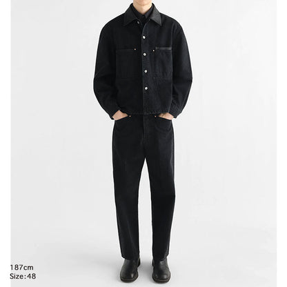LEMAIRE LEATHER COLLAR WORK JACKET SH1310 LD1075