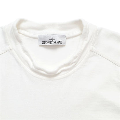 STONE ISLAND ストーンアイランド オーガニックコットン スウェットTシャツ 6100030