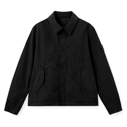 STONE ISLAND GHOST ストーンアイランド ゴースト DAVID LIGHT-TC ガーメントダイ ショート コーチジャケット 4100036