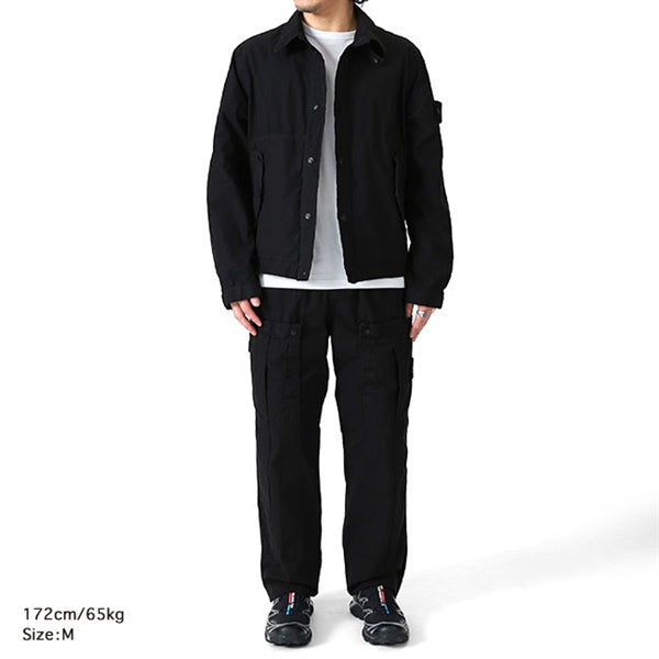 STONE ISLAND GHOST ストーンアイランド ゴースト DAVID LIGHT-TC ガーメントダイ ショート コーチジャケット 4100036