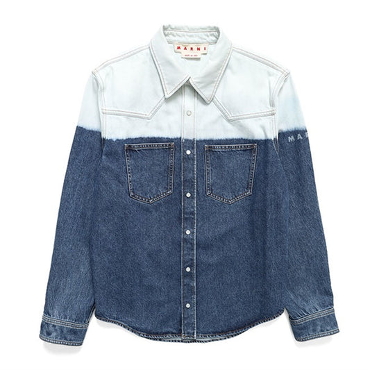 MARNI マルニ グラデーション ウエスタン デニムシャツ CUJU0031A1 USCY67