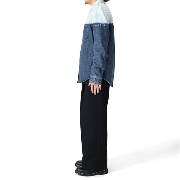 MARNI マルニ グラデーション ウエスタン デニムシャツ CUJU0031A1 USCY67