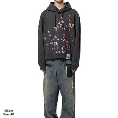 Maison MIHARA YASUHIRO ミハラヤスヒロ キッズステッカー プリントフーディー J16HD731