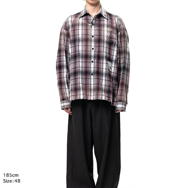 Maison MIHARA YASUHIRO ミハラヤスヒロ ヴィンテージライク チェックシャツ J16SH181