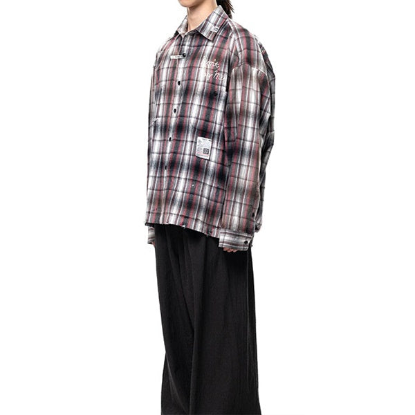 Maison MIHARA YASUHIRO ミハラヤスヒロ ヴィンテージライク チェックシャツ J16SH181
