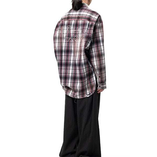Maison MIHARA YASUHIRO ミハラヤスヒロ ヴィンテージライク チェックシャツ J16SH181