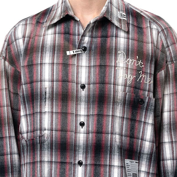 Maison MIHARA YASUHIRO ミハラヤスヒロ ヴィンテージライク チェックシャツ J16SH181