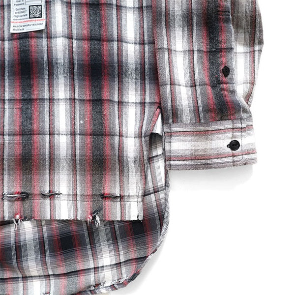 Maison MIHARA YASUHIRO ミハラヤスヒロ ヴィンテージライク チェックシャツ J16SH181