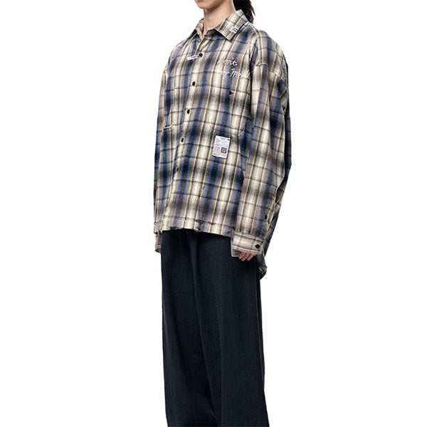 Maison MIHARA YASUHIRO ミハラヤスヒロ ヴィンテージライク チェックシャツ J16SH181