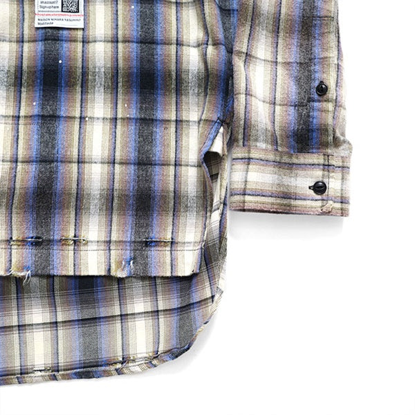 Maison MIHARA YASUHIRO ミハラヤスヒロ ヴィンテージライク チェックシャツ J16SH181
