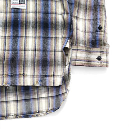 Maison MIHARA YASUHIRO ミハラヤスヒロ ヴィンテージライク チェックシャツ J16SH181