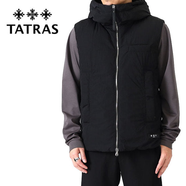 TATRAS タトラス SPILIO スピリオ フード付き ワッシャー ダウンベスト MTMA24A4403-D