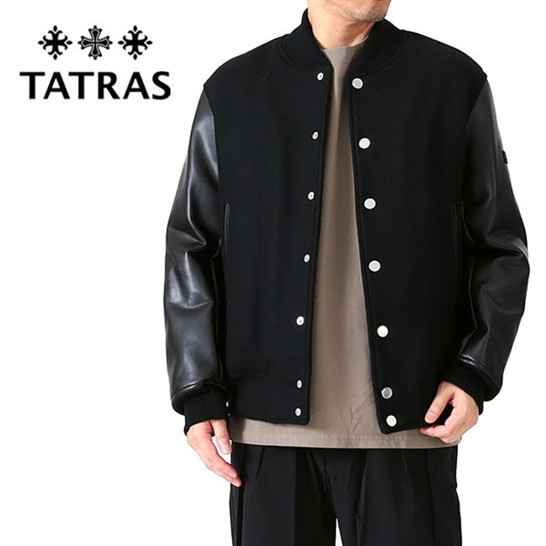 TATRAS タトラス MAFIE マフィー オーバーサイズ メルトン レザー スタジャン MTAT24A4989-D