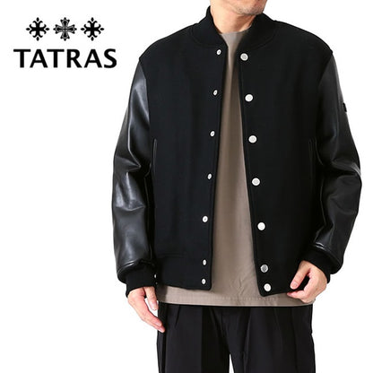 TATRAS タトラス MAFIE マフィー オーバーサイズ メルトン レザー スタジャン MTAT24A4989-D