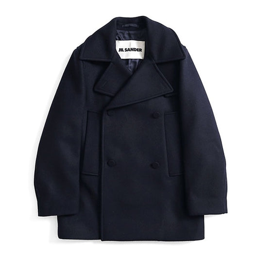 JIL SANDER ジルサンダー CABAN 11 ウールメルトン Pコート J22AM0107 J40004