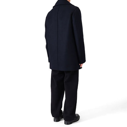 JIL SANDER ジルサンダー CABAN 11 ウールメルトン Pコート J22AM0107 J40004