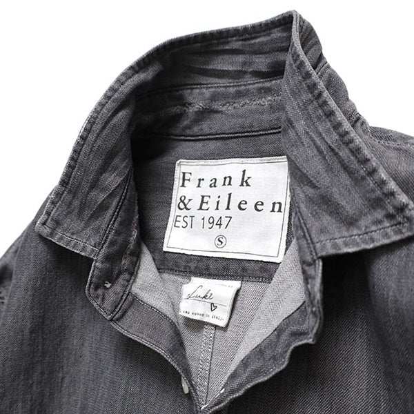 Frank＆Eileen フランク＆アイリーン LUKE BVWD ルーク ウォッシュ ブラックデニムシャツ 4220700208