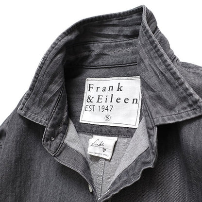 Frank＆Eileen フランク＆アイリーン LUKE BVWD ルーク ウォッシュ ブラックデニムシャツ 4220700208
