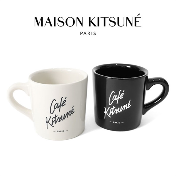 [予約商品] Maison Kitsune cafe メゾンキツネ カフェキツネ マグカップ KUI60510 KUI60500