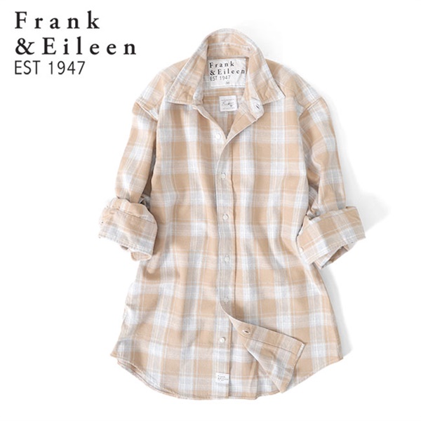 [TIME SALE] Frank&Eileen フランク&アイリーン FINBAR CGYF フィンバー フランネル チェックシャツ 3620700077