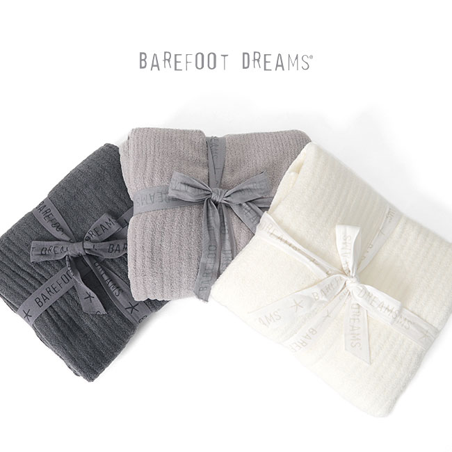 BAREFOOT DREAMS xAtbgh[X Ribbed Throw 463 uPbg 9910100067