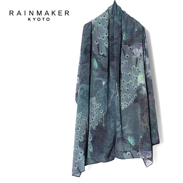 RAINMAKER レインメーカー 孔雀柄 ビッグストール RM231-054