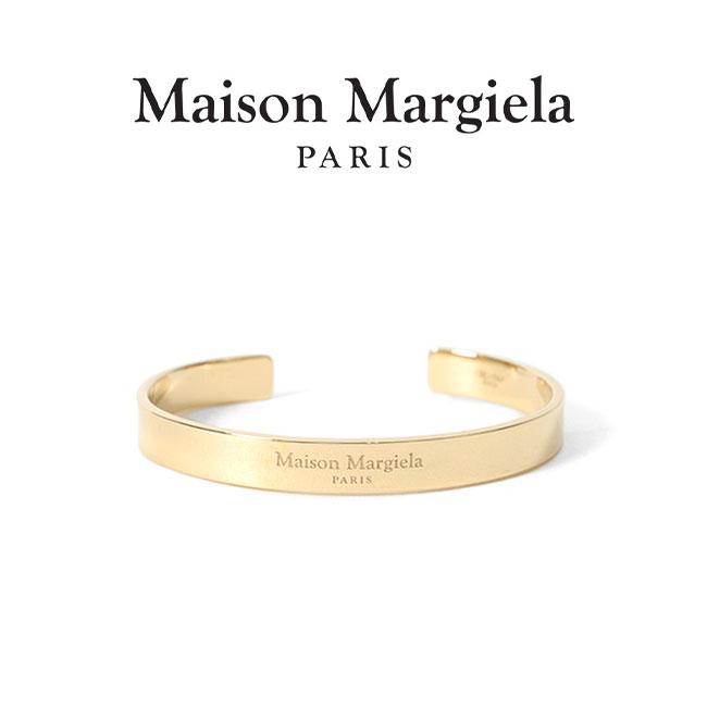 Maison Margiela メゾンマルジェラ シルバー ロゴ バングル SM1UY0082 SV0158