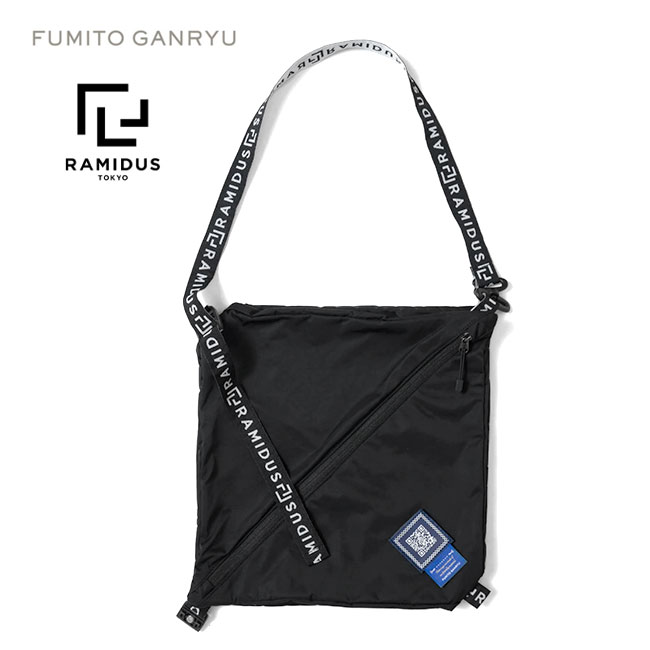 [TIME SALE] FUMITO GANRYU × RAMIDUS フミトガンリュウ ラミダス コラボ 2WAY ショルダーバッグ Fu9-Ac-104