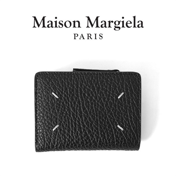 Maison Margiela メゾンマルジェラ グレインレザー 2つ折り ウォレット SA1UI0028 P4455