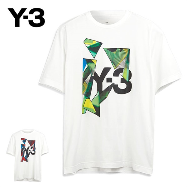 Y-3 ワイスリー アートグラフィック ロゴTシャツ IL1789 IL1790