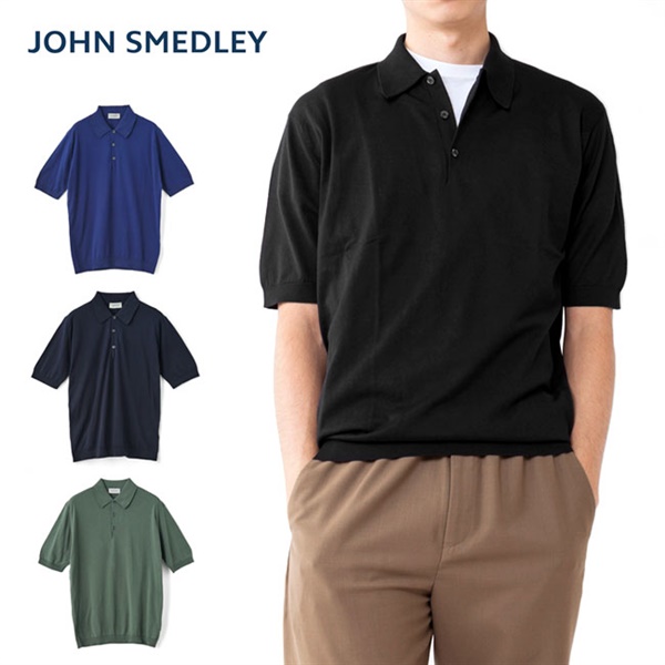 JOHN SMEDLEY ジョンスメドレー ISIS EASY FIT アイシス 30G ニット ポロシャツ