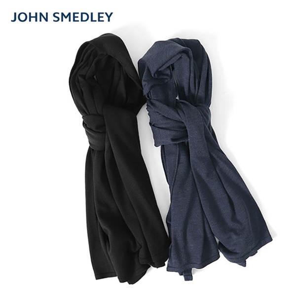 [予約商品] 日本企画 JOHN SMEDLEY ジョンスメドレー 30G メリノウール ワイドマフラー A4416/M