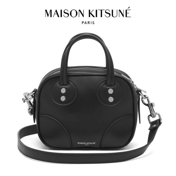 Maison Kitsune メゾンキツネ レザー ショルダー カメラバッグ LW05143LC0038