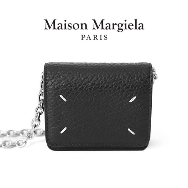 Maison Margiela メゾンマルジェラ グレインレザー チェーンウォレット SA3UI0009 P4455