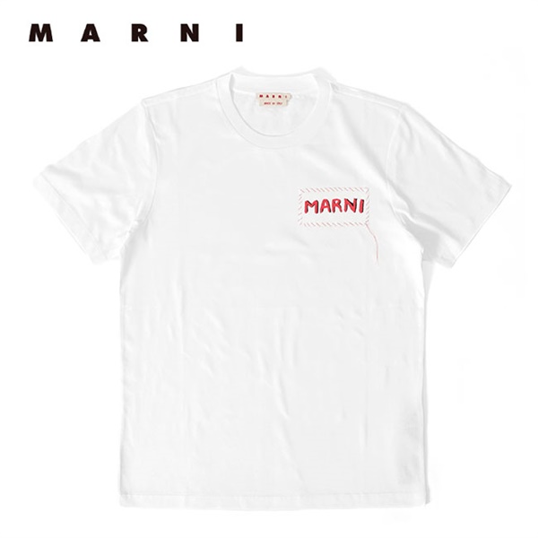 MARNI マルニ パッチワーク ロゴTシャツ HUMU0198X0 UTC017