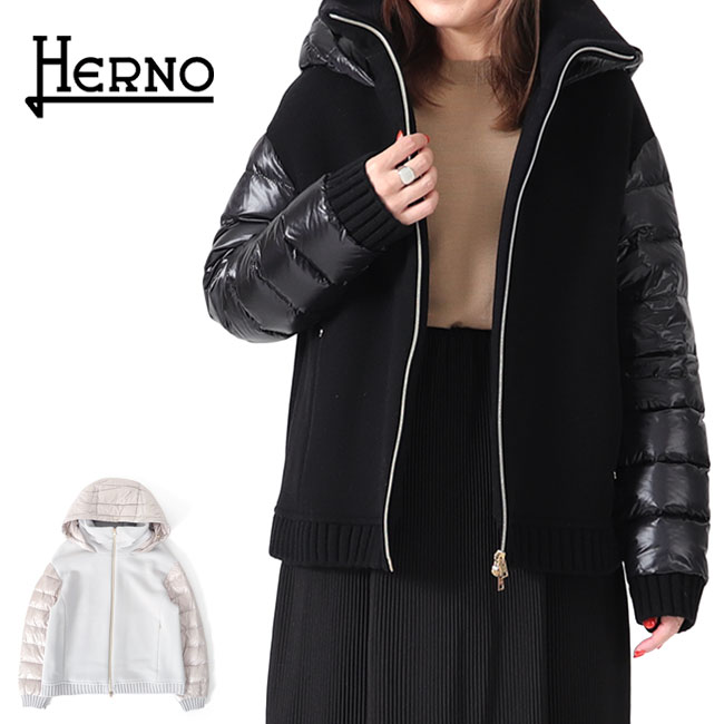 [SALE] HERNO wm Canarino E[~iCEgCg t[ht E[WPbg PI00111DR-33381+12017