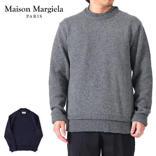 Maison Margiela メゾンマルジェラ 5G エルボーパッチ プルオーバー ニットセーター SI1GP0001 S18064