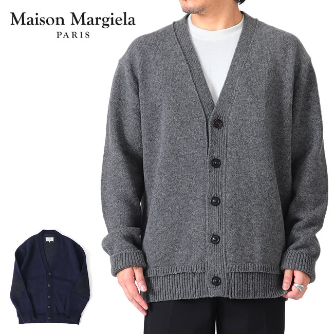 Maison Margiela メゾンマルジェラ 5G エルボーパッチ ニット カーディガン SI1GP0003 S18064