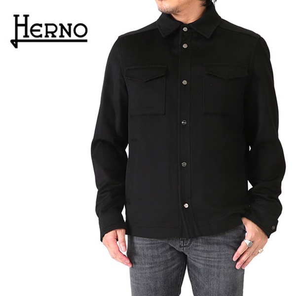 HERNO ヘルノ カシミヤウール シャツジャケット GI000312U