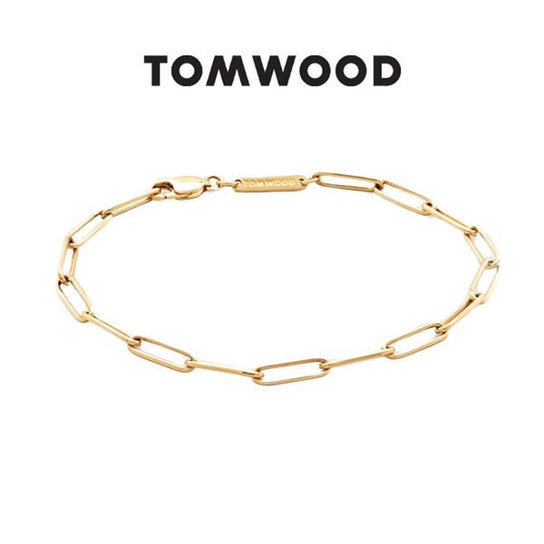 TOMWOOD トムウッド Box Bracelet 9Kゴールド チェーンブレスレット
