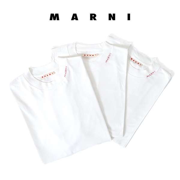 MARNI マルニ オーガニックコットン 3P パックTシャツ HUMU0223X3 UTCZ68
