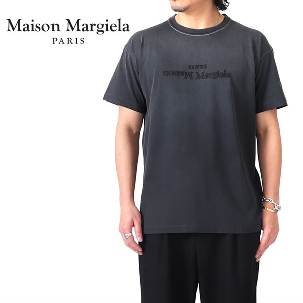 Maison Margiela メゾンマルジェラ ガーメントダイ リバースロゴ Tシャツ S51GC0526 S20079