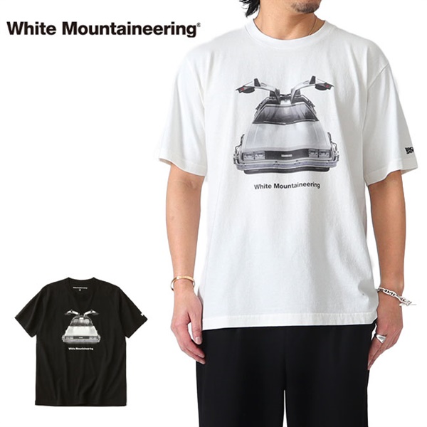 White Mountaineering × BACK TO THE FUTURE ホワイトマウンテニアリング バックトゥザフューチャー デロリアン Tシャツ WM2471521