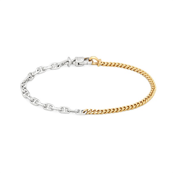 TOMWOOD トムウッド Rue Bracelet Duo ボーチェーン ミティアム ブレスレット 101203 **