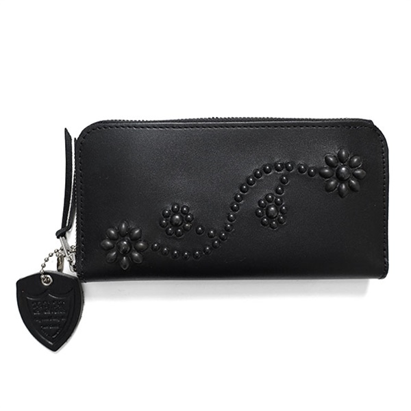 HTC BLACK GC`eB[V[ubN ZIPPER LARGE #24HTC GC`eB[V[ 25TH 1POINT END FLOWER STONE 0.75 **