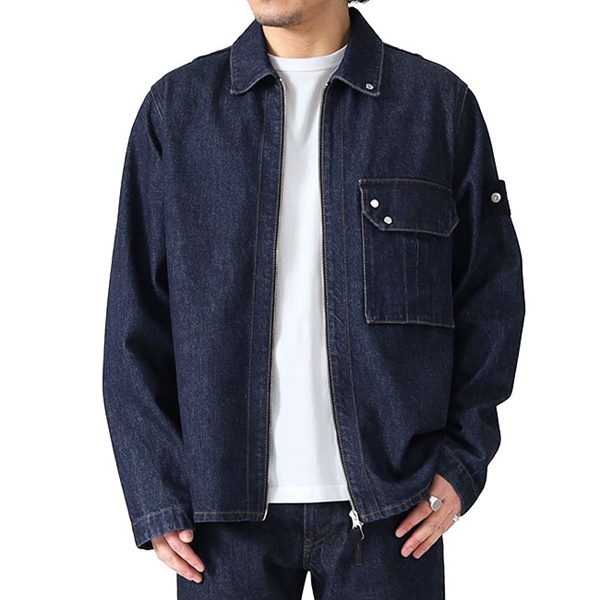Stone Island Denim Research �X�g�[���A�C�����h �f�j�����T�[�` �W�b�v �f�j���V���c 1200002