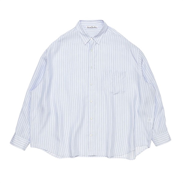 Acne Studios �A�N�l�X�g�D�f�B�I�Y �I�[�o�[�T�C�Y �X�g���C�v�V���c RW-MN-SHIR000033