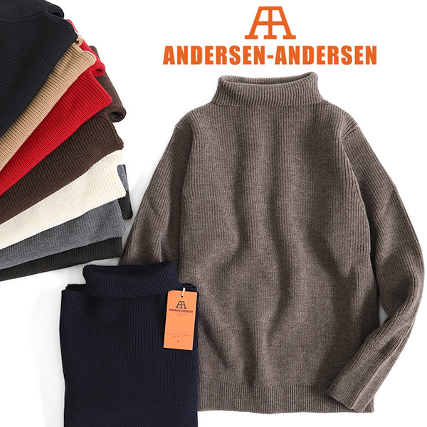 ANDERSEN-ANDERSEN AfZAfZ 7Q[W ^[glbN Z[^[ SAILOR TURTLENECK 7GG