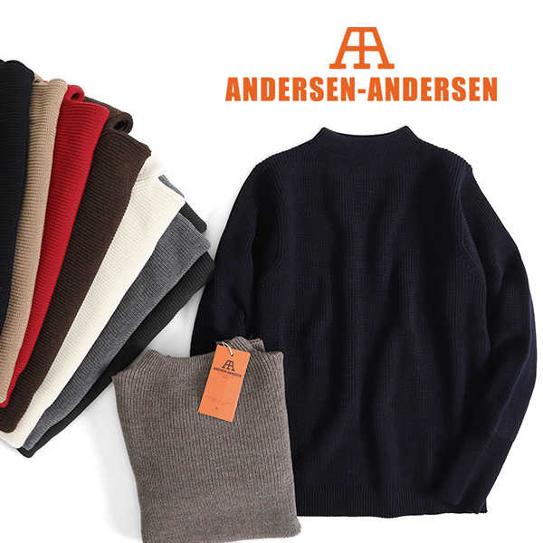 ANDERSEN-ANDERSEN AfZAfZ 7Q[W N[lbNZ[^[ SAILOR CREWNECK 7GG