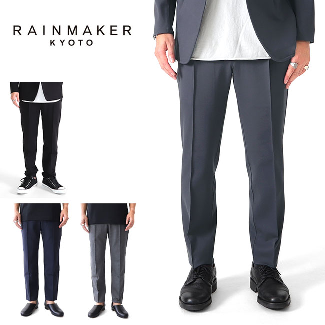 RAINMAKER C[J[ |`[} Xgb` XbNX C[W[pc PONTE ROMA PLEATED TROUSERS gEU[ Y